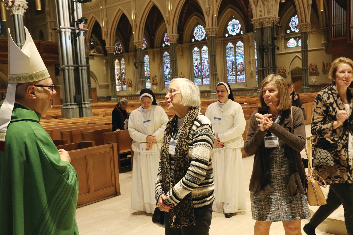 The annual Rhode Island Catholic Women’s Conference was held on Saturday, Nov. 6, at the Cathedral of SS. Peter and Paul beginning at 8:30 a.m. with Mass celebrated by Bishop Thomas J. Tobin.